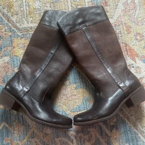 Women's Brown Leather Boots